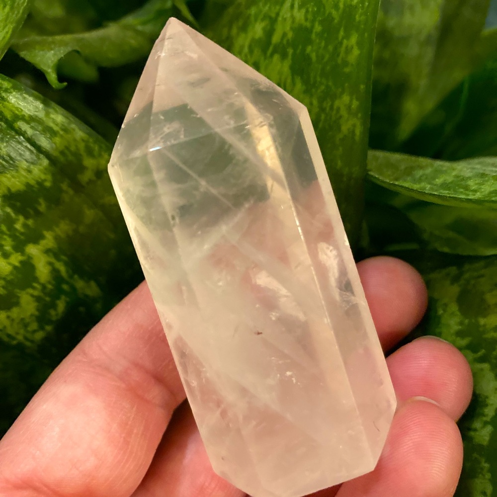 82g Rose Quartz Crystal Healing Chakra Rieke Tower Point